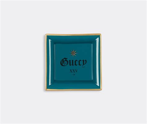 gucci porcelain change tray white with gold|Gucci Change Tray .